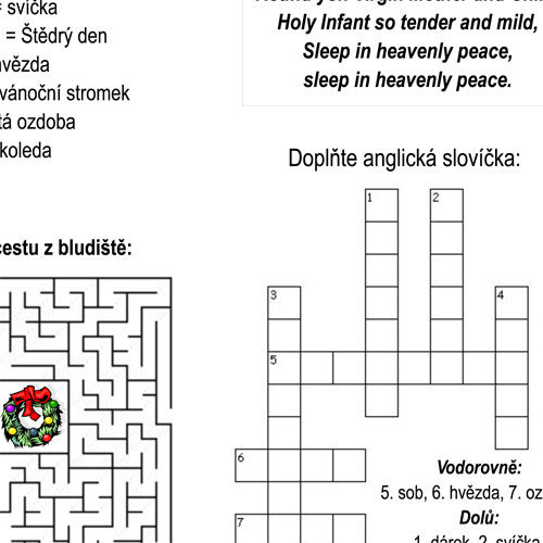 Angličtina – Vánoce