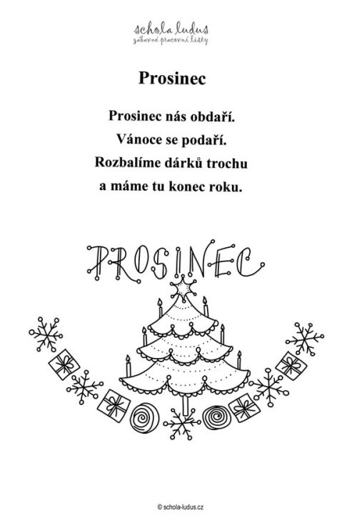 Rok a jeho měsíce – logopedické říkanky (14 listů) - Image 3